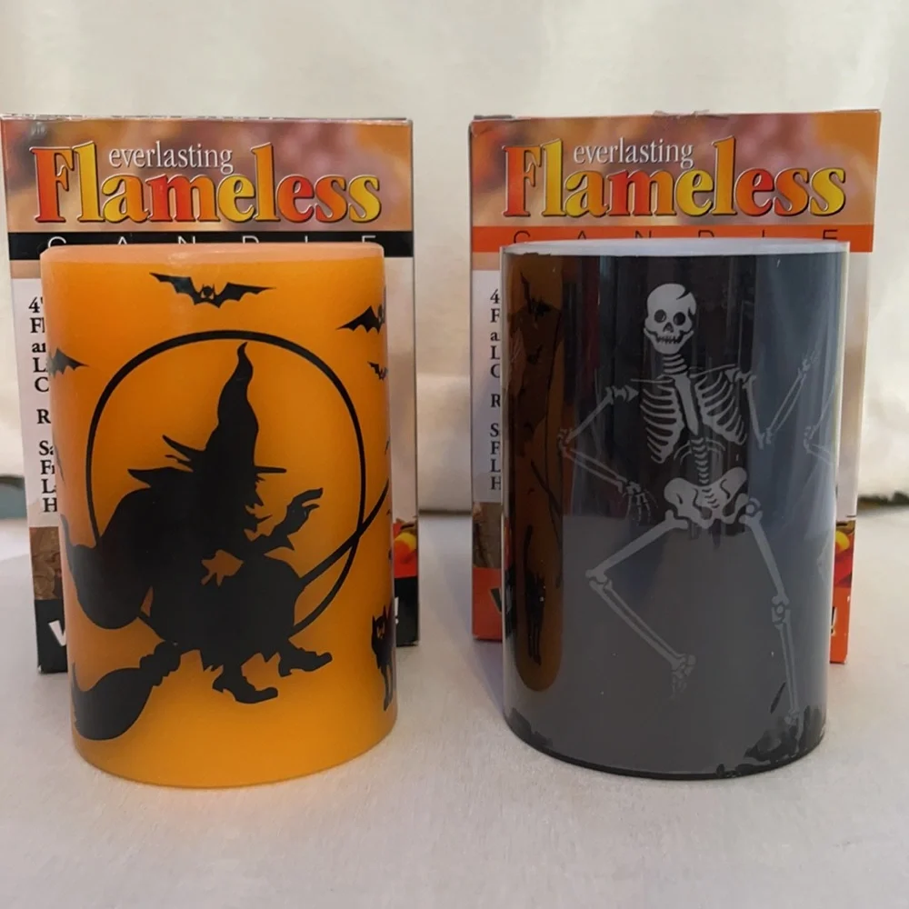 🔥SALE Flameless Halloween Candles set of 2